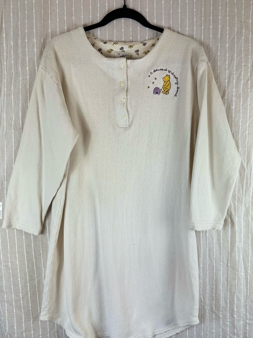 Vintage Disney Store  Winnie the Pooh Nightshirt with Embroidery in Size M
